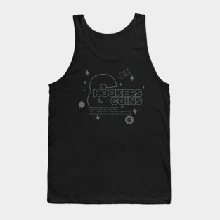 Hookers and Coins 2 - grey Tank Top